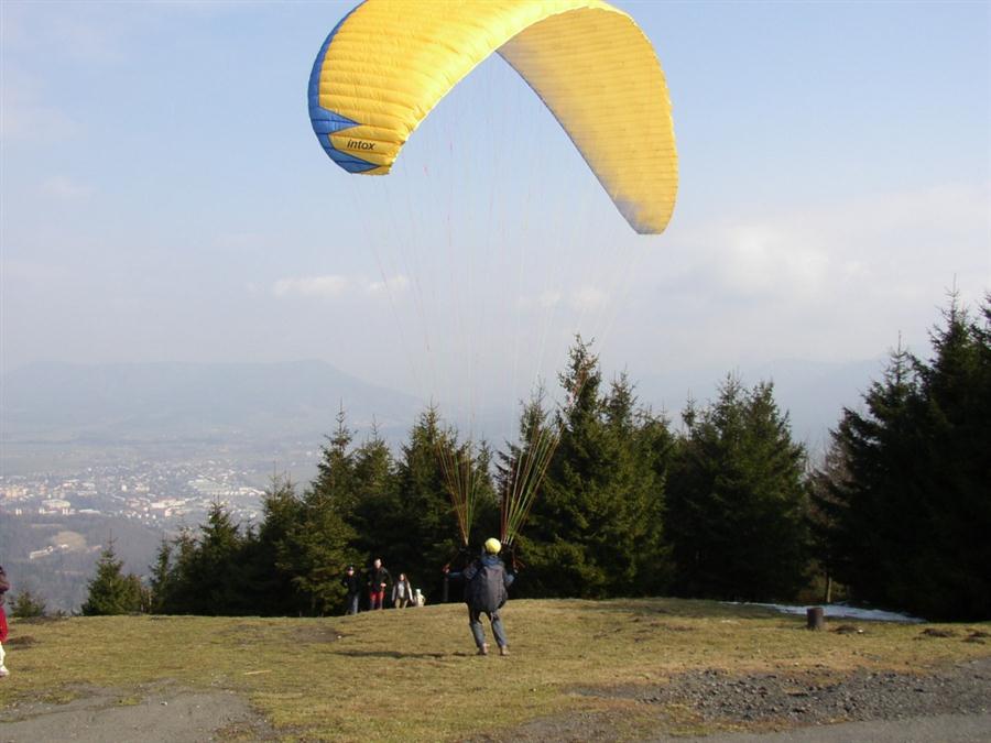 Velk Javornk - ideln msto pro paragliding v Beskydech